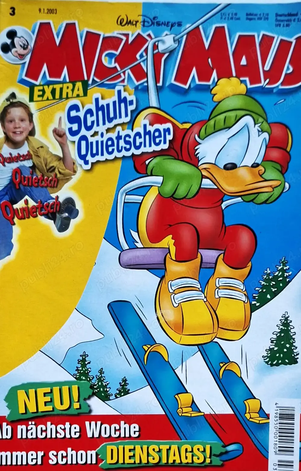 reviste Mickey Mouse Donald Duck 4 lei revista