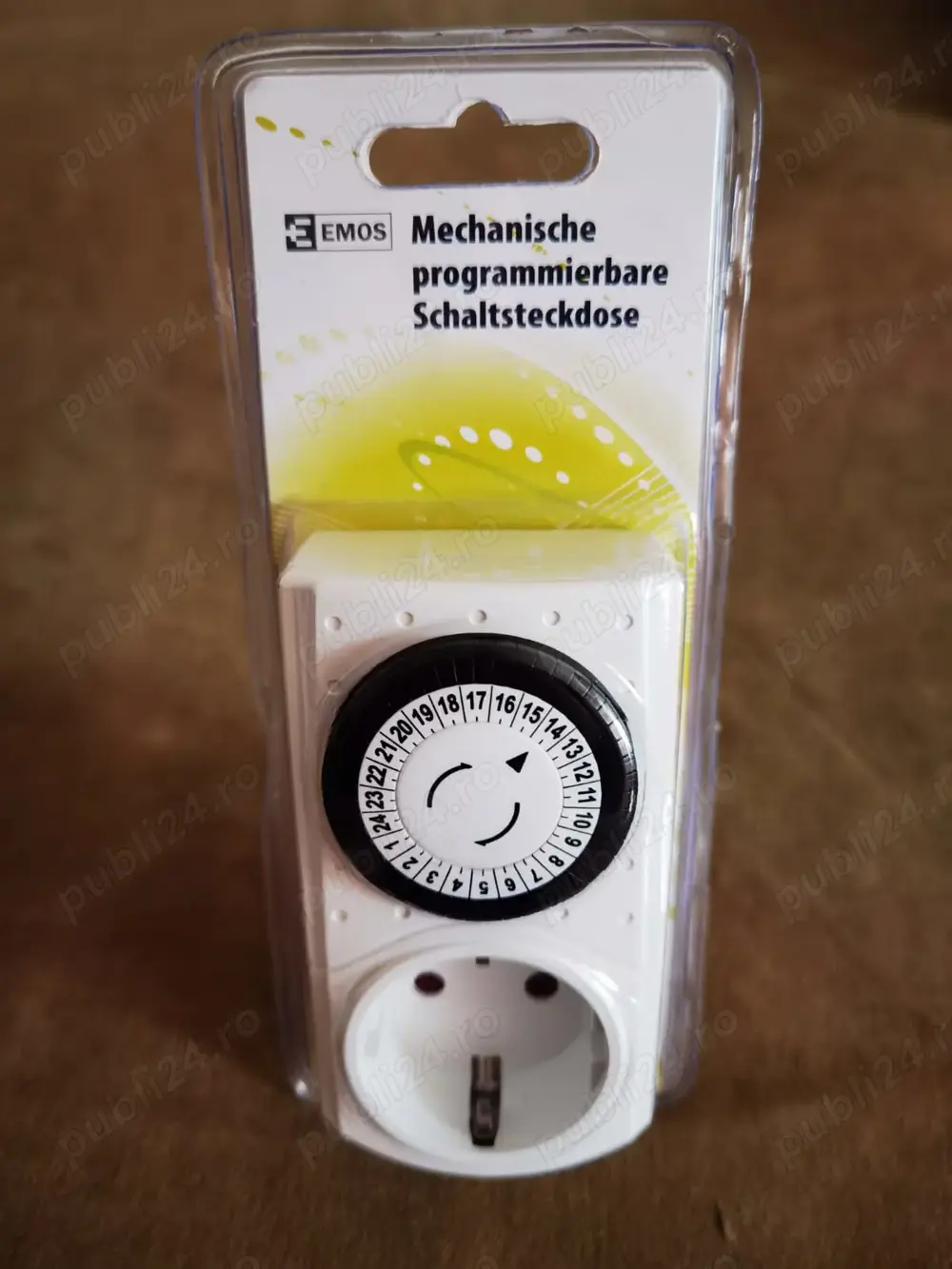 Priza cu programare mecanica