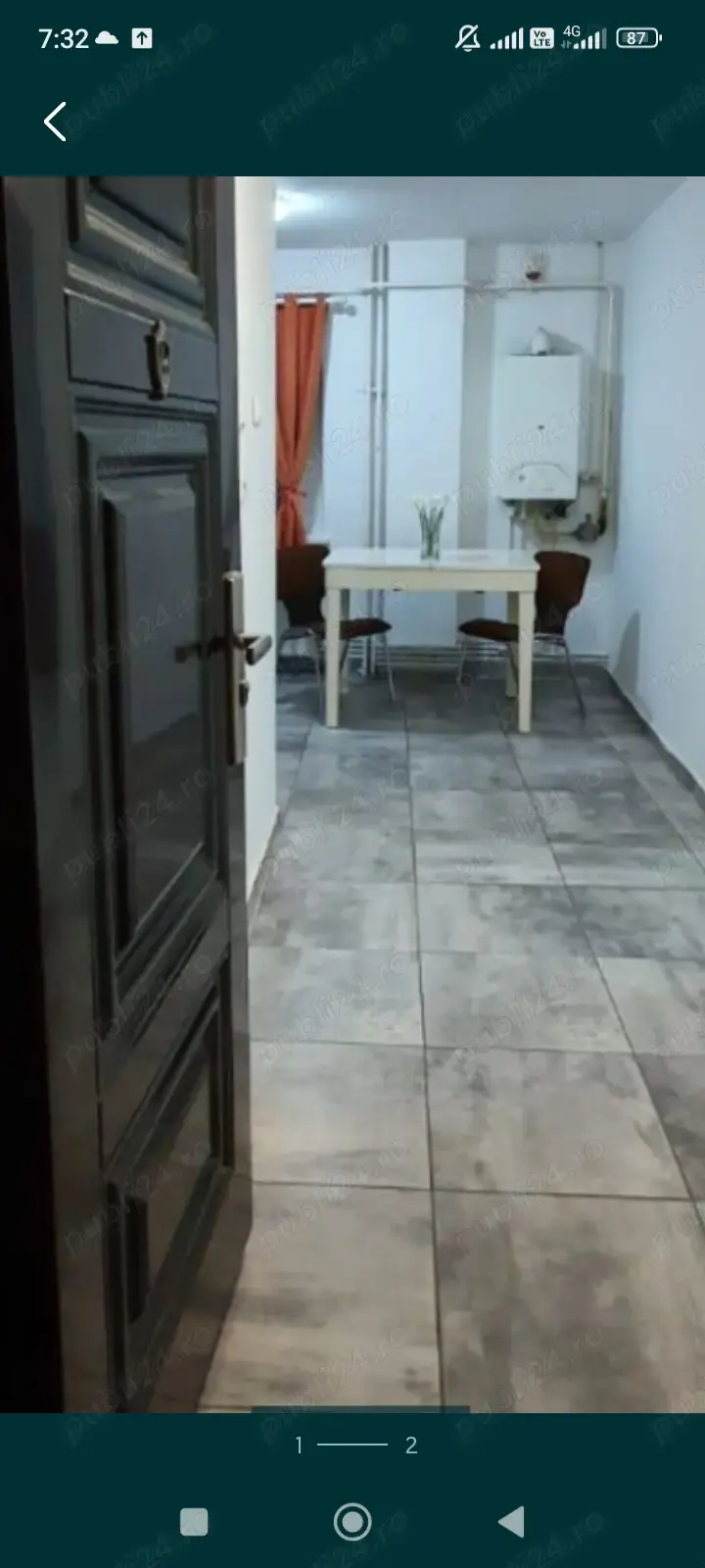 Ofer spre închiriere garsoniera decomandata 35 metri Craiovita centrala termica aer condiționat 