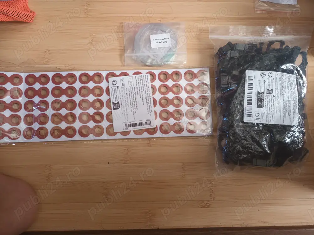 Vand platbanda nichel,garnitura,suport celule 18650