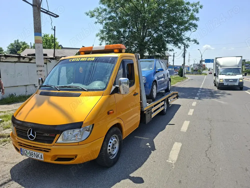 Asistenta rutiera tractari auto platforma auto  