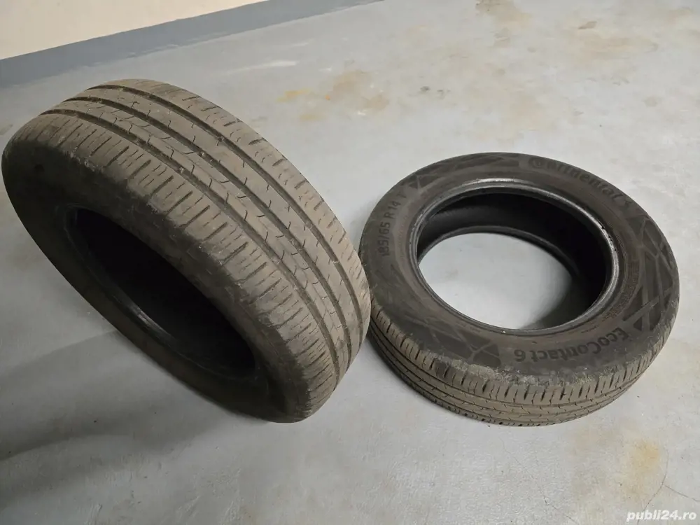 2 anvelope vara folosite 185/65/R14 Continental EcoContact6