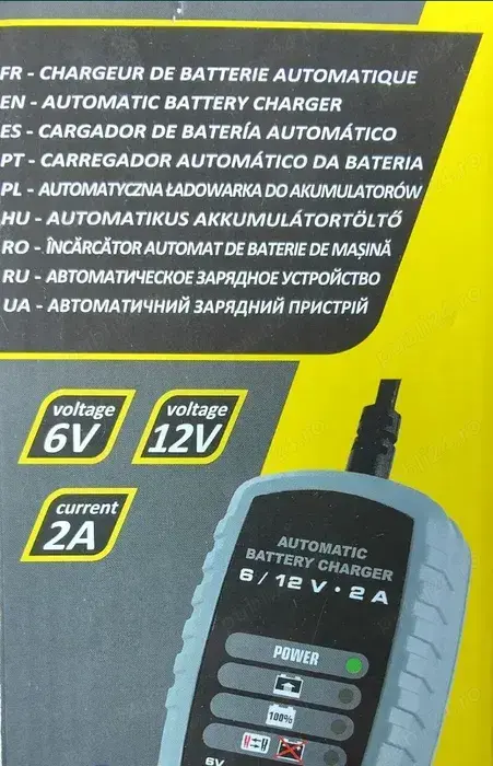 Încărcător baterie auto