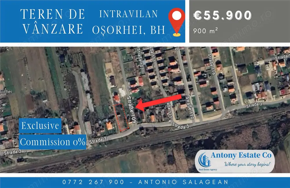 Teren intravilan, de vanzare - Osorhei, Bihor Teren intravilan, de vanzare - Osorhei, Bihor