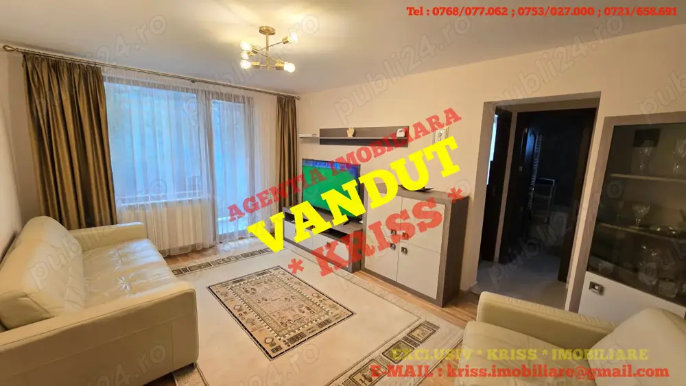 OCAZIE ! Apartament 2 Camere SEMICENTRAL - EXPO PARC Confort 1 De Lux Mobilat Și Utilat Complet