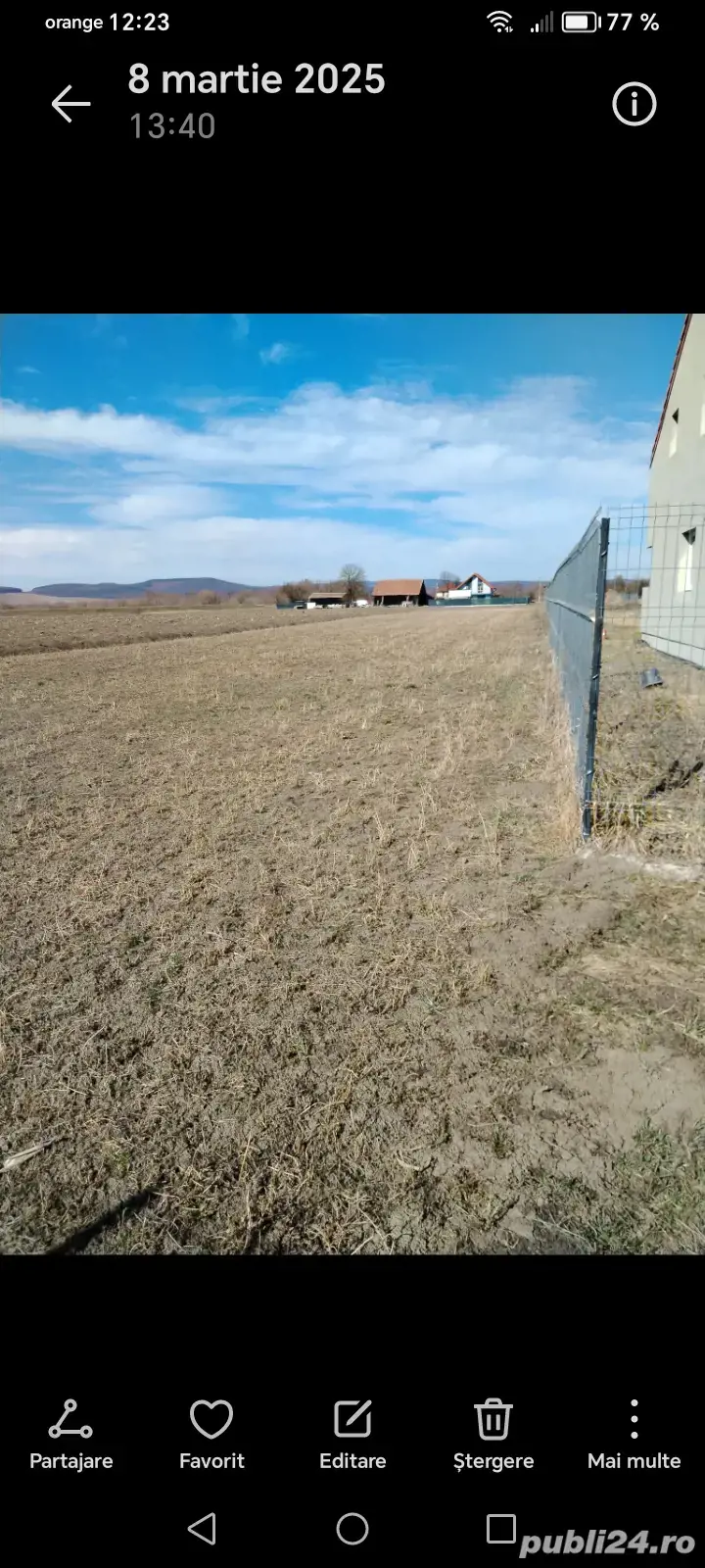 Vand Teren Intravilan La unca Calnicului