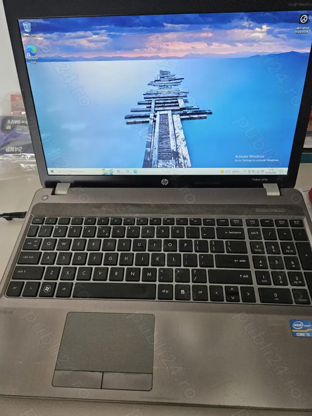 Laptop HP ProBook 4530s, i5-2450M 2.45GHz, 6GB DDR3, 256GB SSD, 15.6 Inch HD,