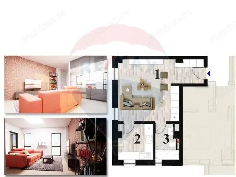 Apartament de vânzare 2 camere în zona Orasul Vechi, Baia Mare