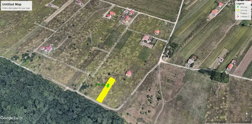 Vand teren intravilan 914 mp Dumbravita Padurea Verde