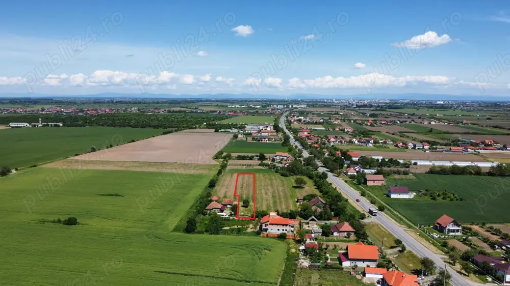 Teren intravilan de 1.900 mp | Decebal | La doar 3,5 km de Satu Mare