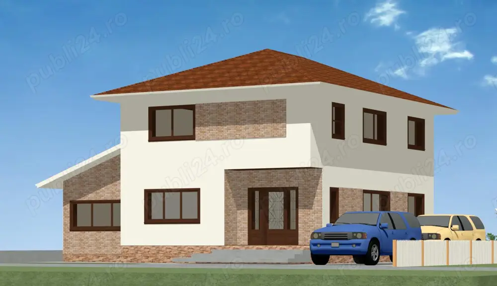 vand vila P+1 in constructie - cartier nou intrare troita Cumpana