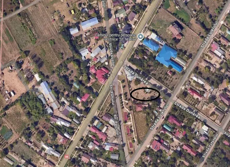 Teren intravilan de vânzare   1000 mp, Comuna Unirea, Călărași   lângă parc, cu pomi fructiferi, puț