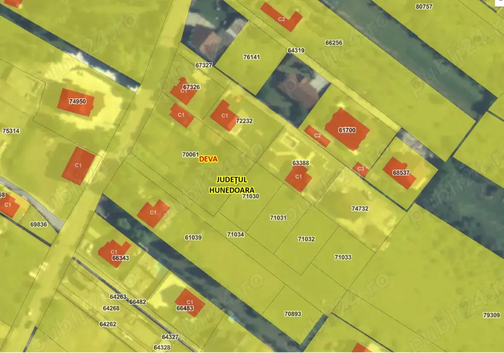 Parcela teren casa zona Zavoi Deva