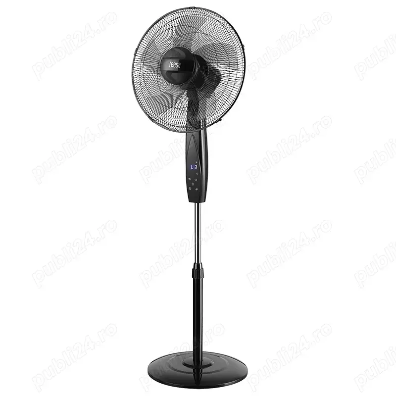 Ventilator cu picior afisaj tactil 50 W 3 viteze-telecomanda TSA8065