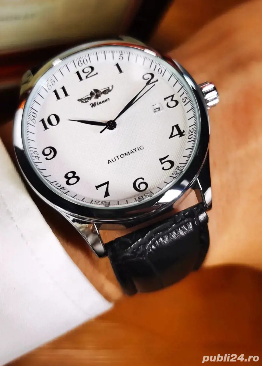 ceas barbatesc de mana nou T-Winner clasic mecanic -automatic 