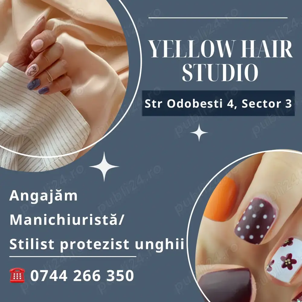 Angajam Tehnician unghii  Manichiurista-pedichiurista Angajam Tehnician unghii  Manichiurista-pedichiurista