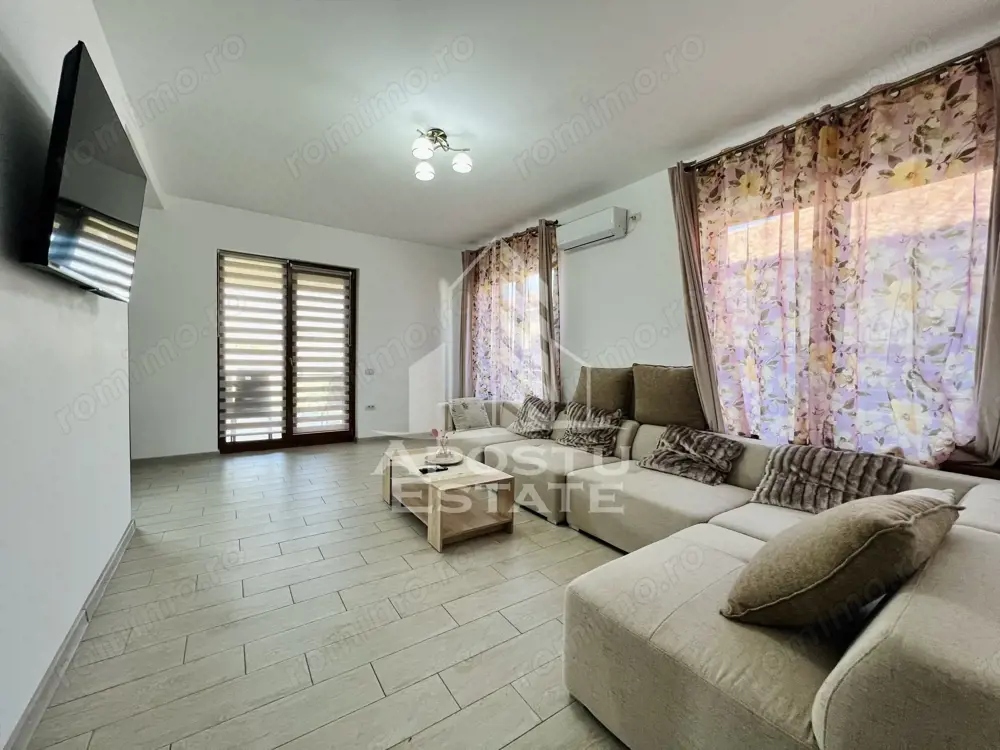 Duplex cu 5 camere , 2 bai,complet mobilata si utilata , in Dumbravita