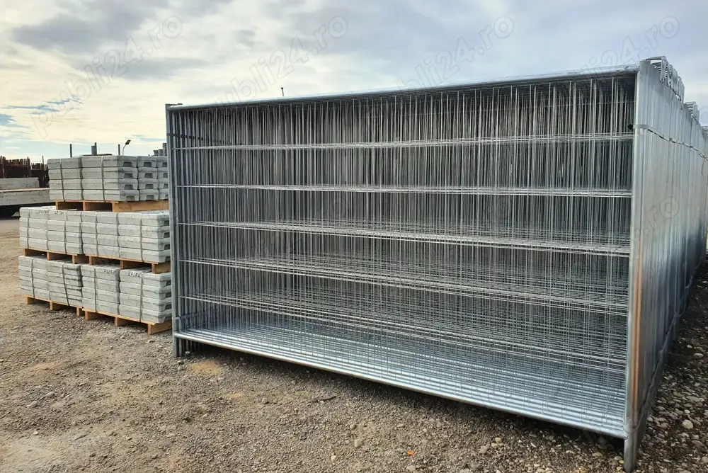 Gard mobil, garduri delimitare santier dimensiune 350 cm x 200 cm