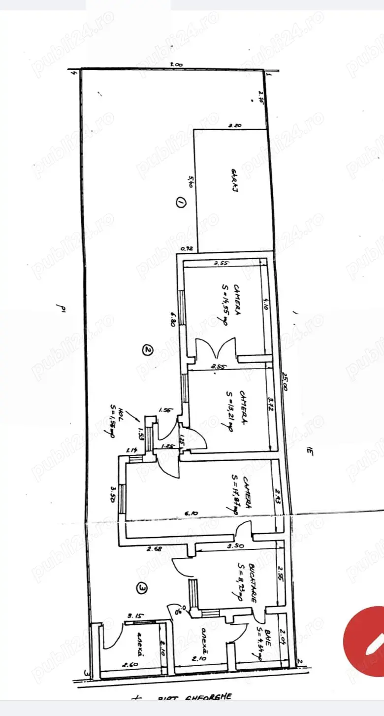 tăbăcărie..casă 3 camere