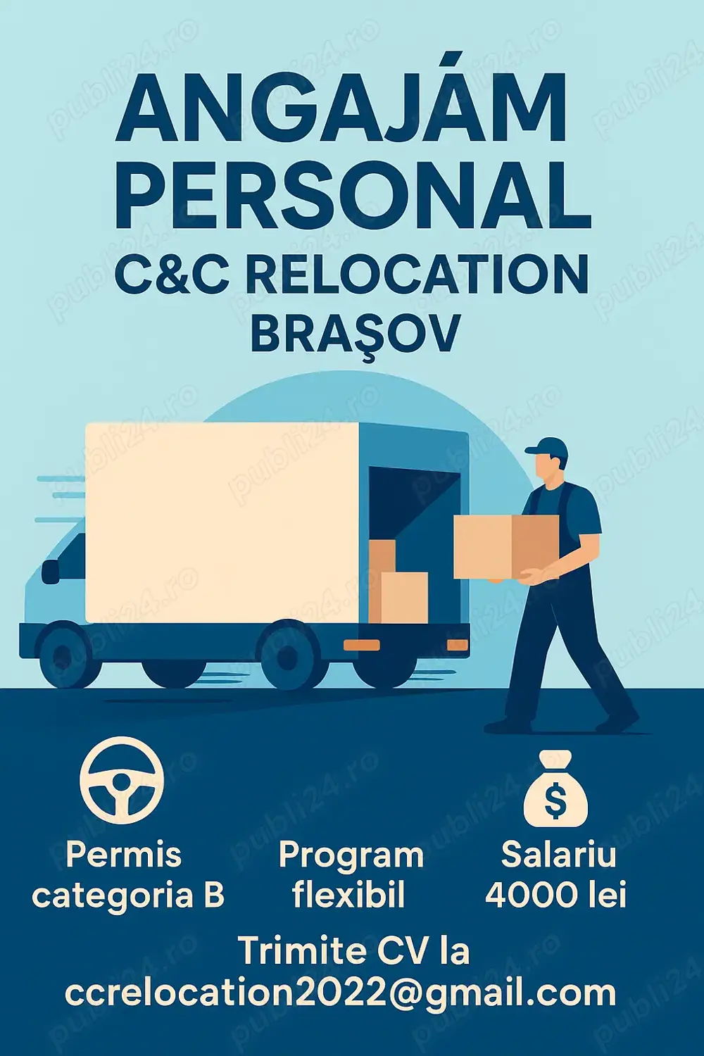 C&C Relocation angajează personal în Brașov!