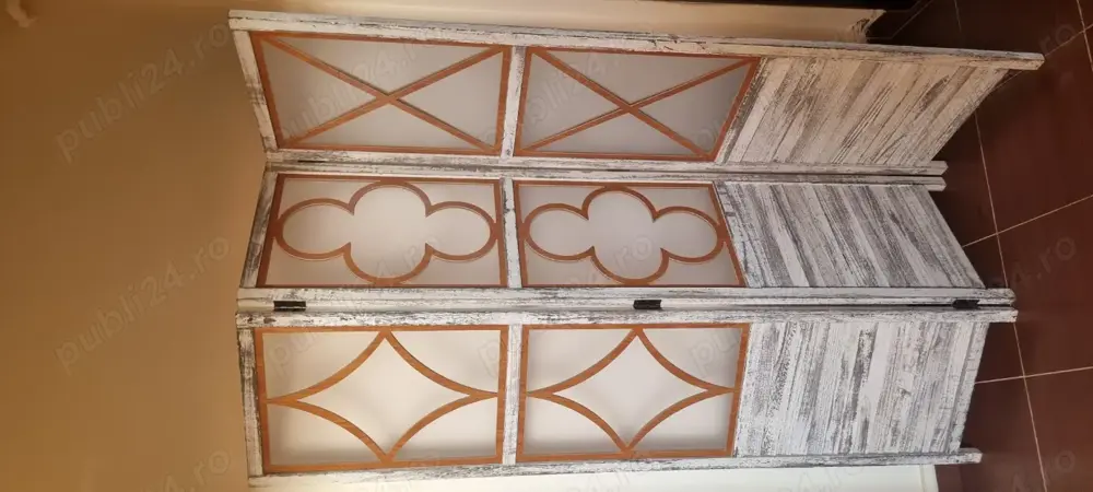 Paravan Vintage Lemn Masiv 