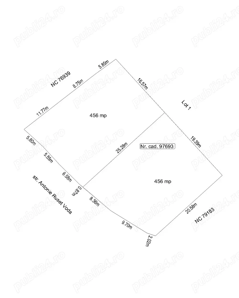 Vanzare  schimb teren intravilan Miroslava