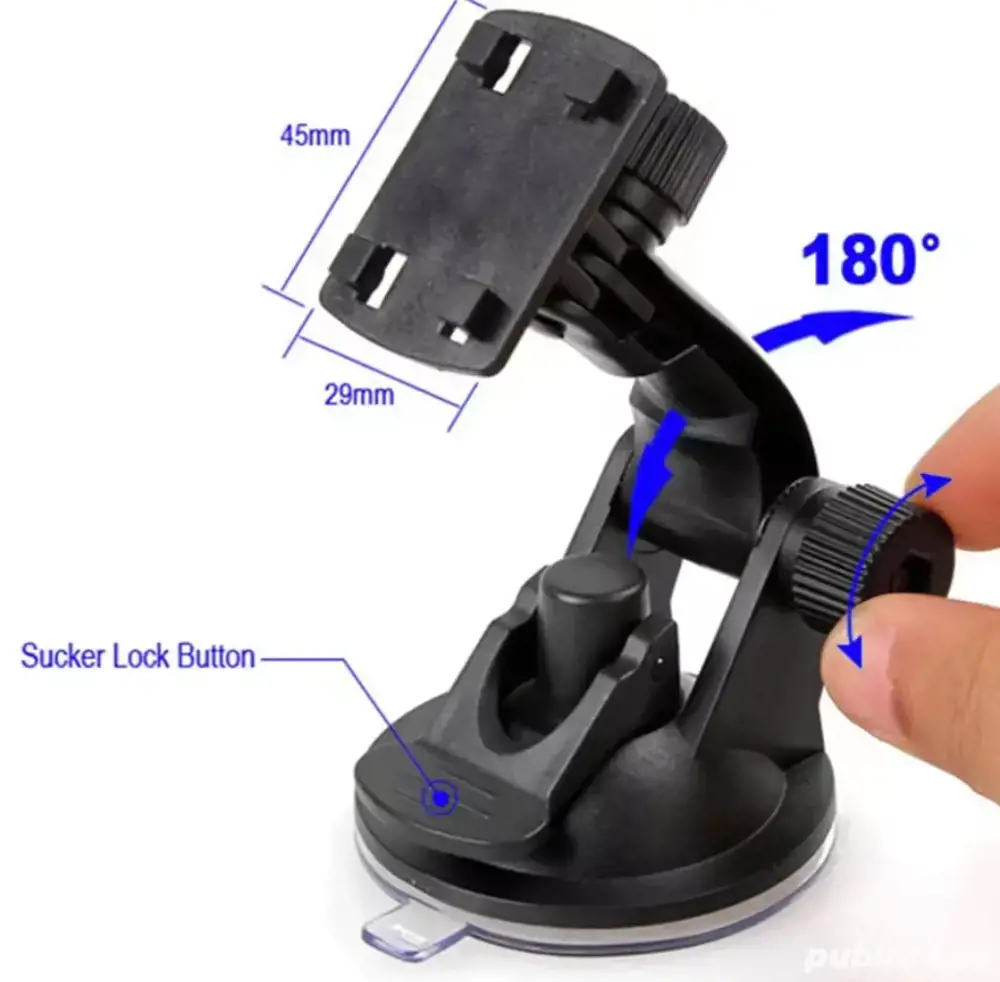 Suport GPS auto parbriz ventuza 5 7 9 inch