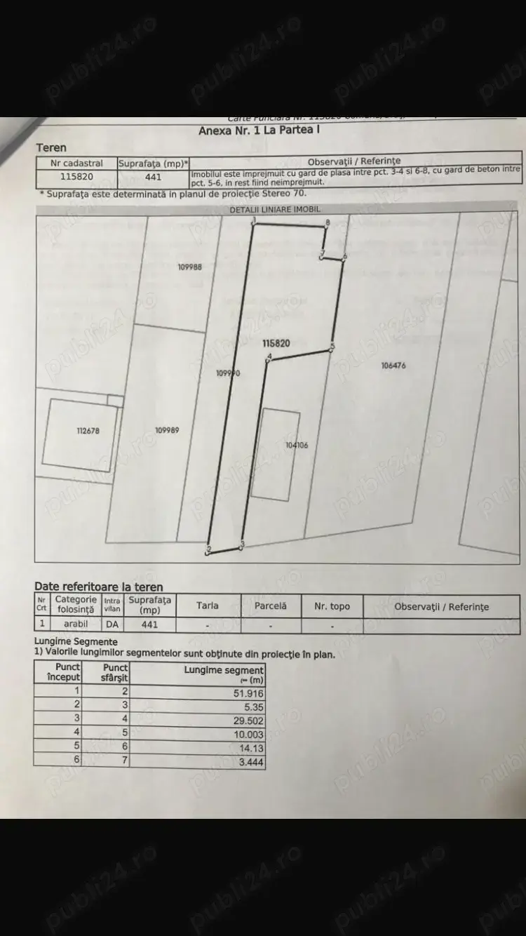 Vand teren intravilan VALU LUI TRAIAN