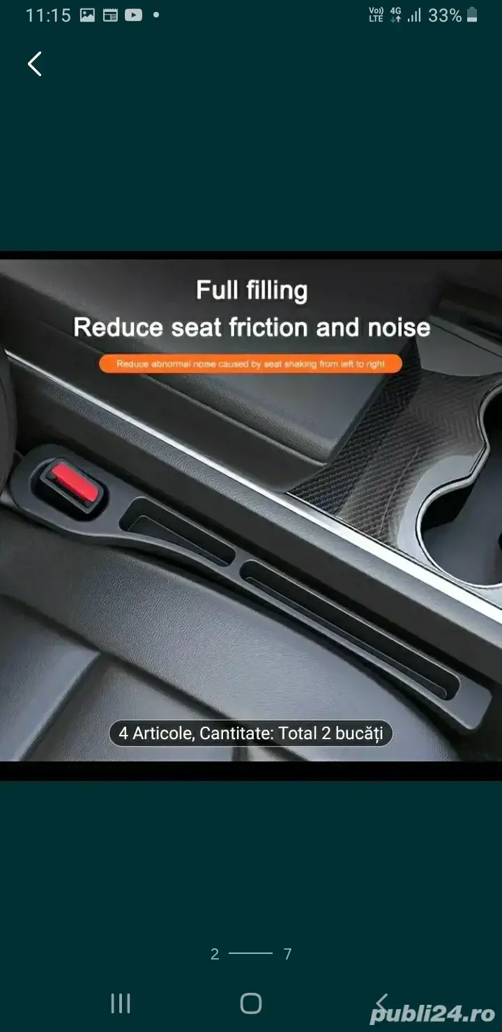 organizator intre scaune fata auto