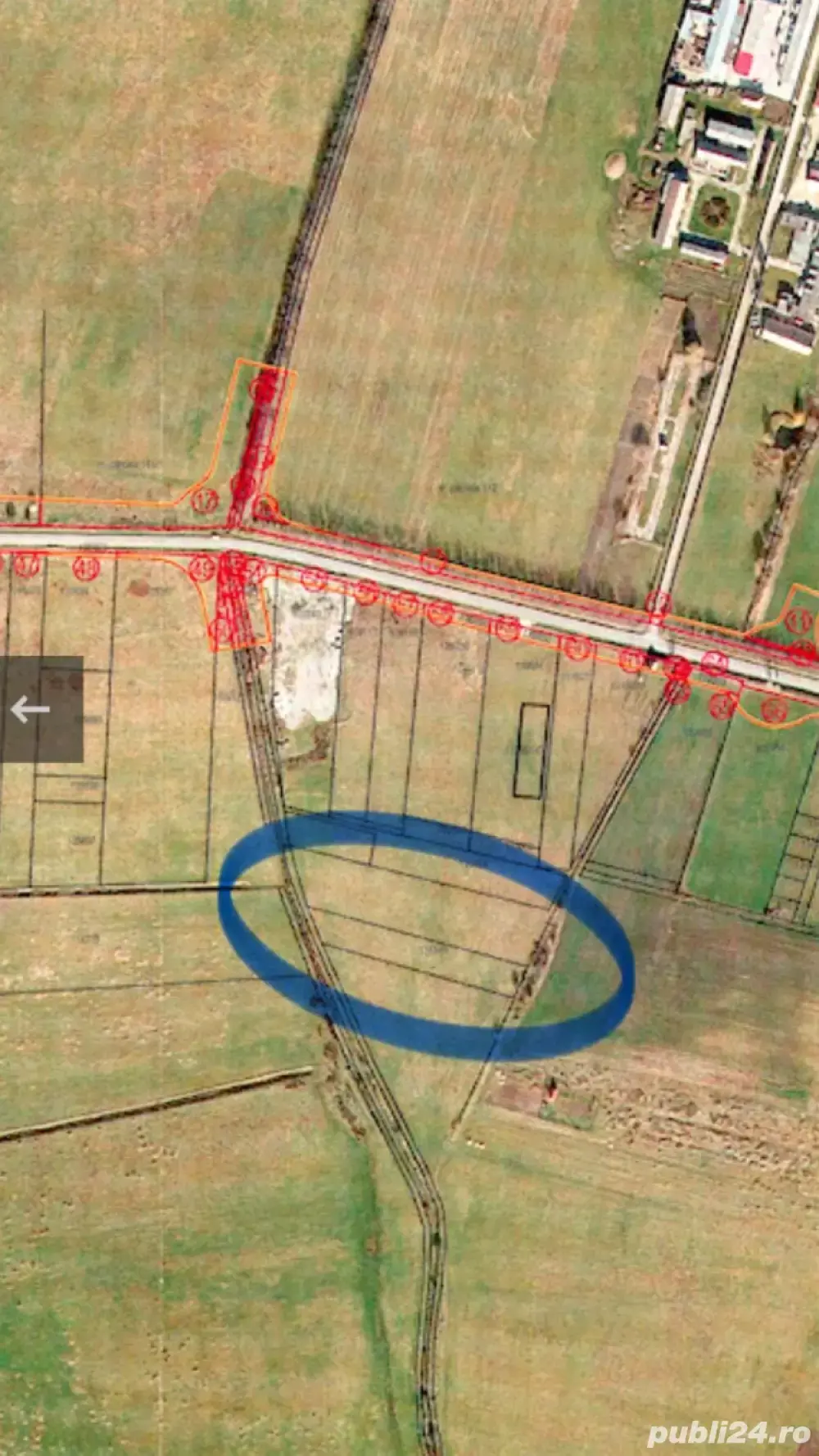 Teren intravilan strada prelungirea Ogorului deschiderea 22,5 ml suprafata 3000 mp Sibiu