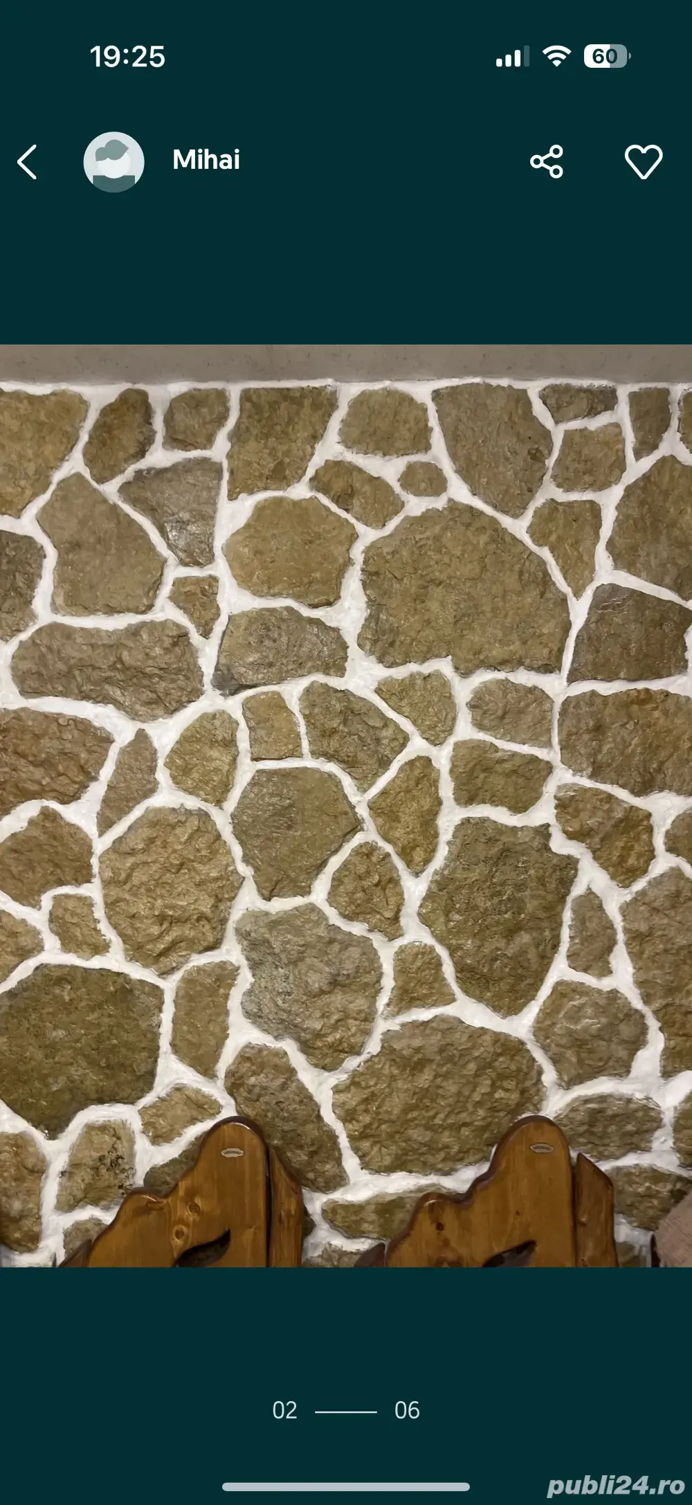 Piatra decorativa  pentru placat pereti