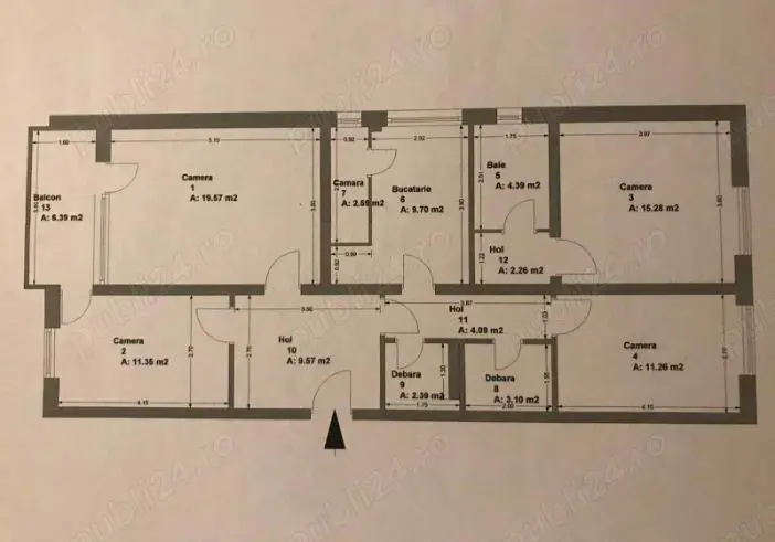 Apartament Premium - 4 Camere - Maior Coravu Apartament Premium - 4 Camere - Maior Coravu