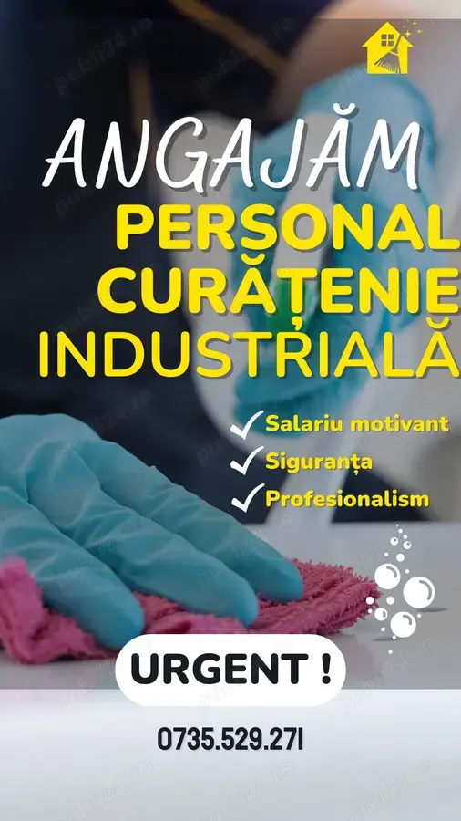 Angajam -  personal curatenie-(dame) - 766254618