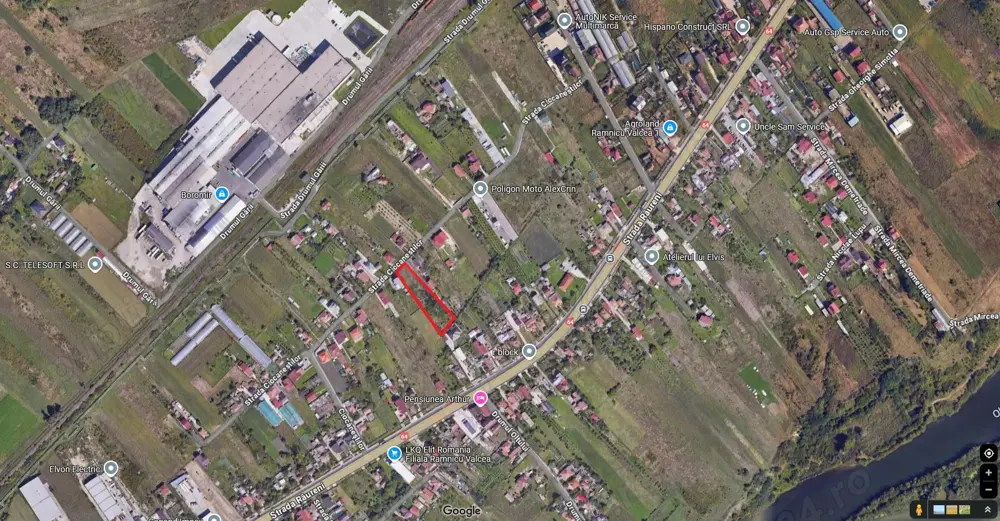 Vând teren intravilan Raureni 2540 mp