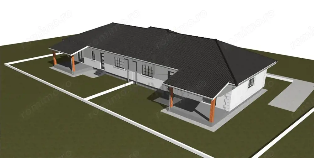 Sag- 3 camere- incalzire in pardoseala- teren generos