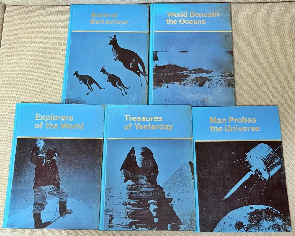 Modern Knowledge prima editie, an 1964 (5 volume stiinta)