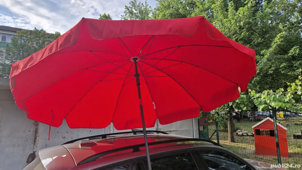 Umbrela mare de gradina cu husa 2.37 raza