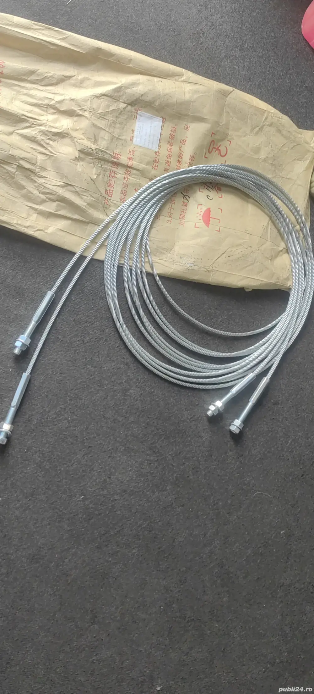 set sufe / cablu / otel elevator 4 tone