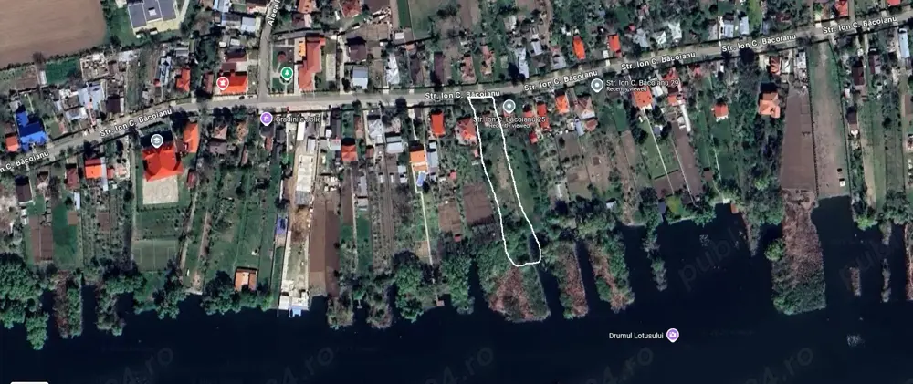 Teren intravilan Snagov cu deschidere la lac