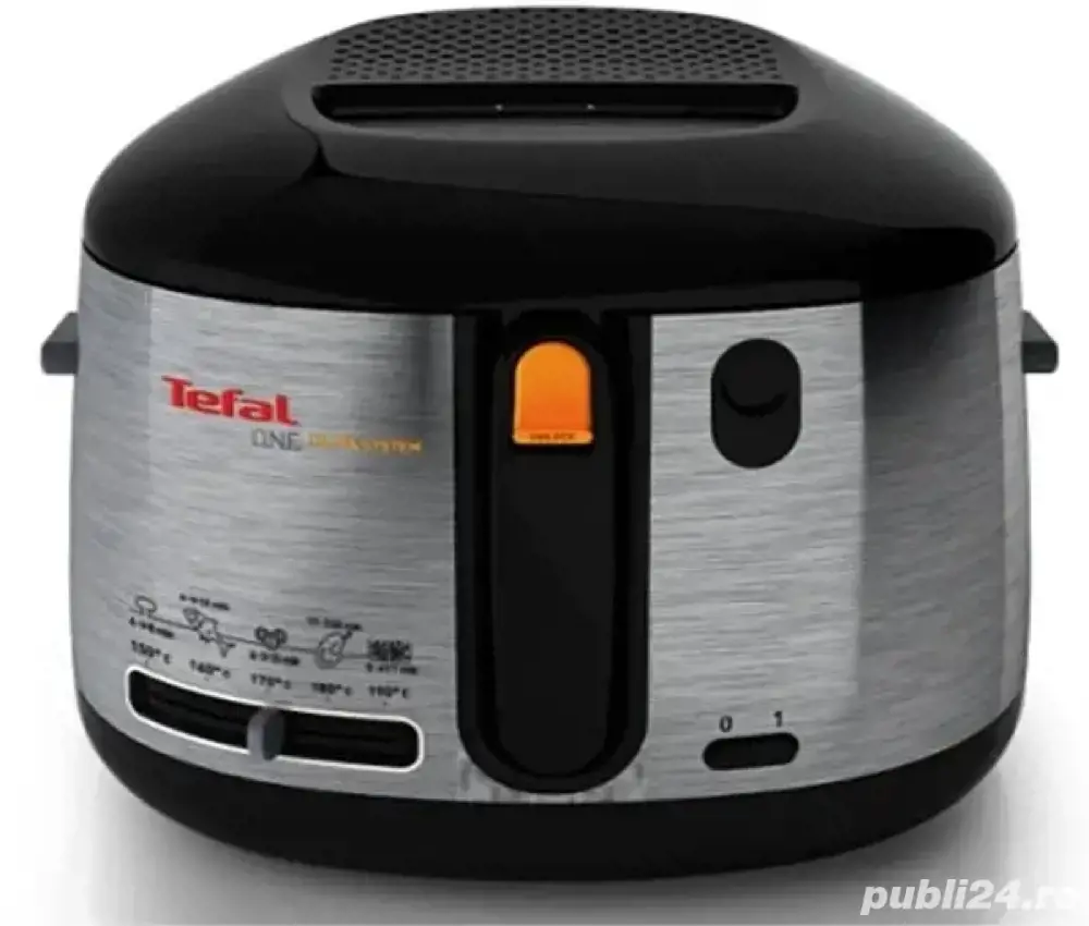 Friteuza Tefal One Filtra Inox FF175D71, 1900 W, 2.1L, 150-190 C