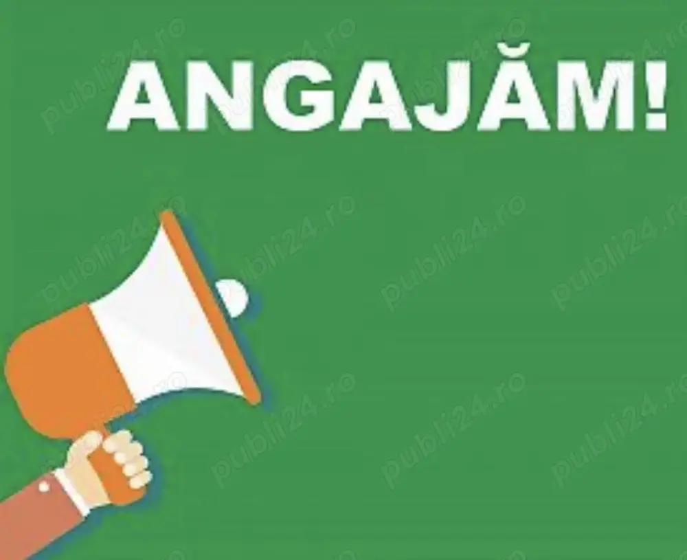 Angajam operator de curatenie din 19 ianuarie - 1 ora si jumatate pe zi, de luni pana vineri