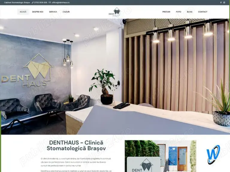 Creare Website - Web Design Pagini de Prezentare