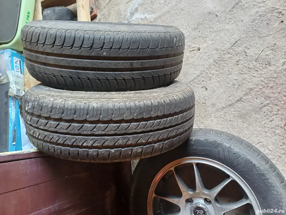 Jante r 15 4 100 cu cauciucuri vara