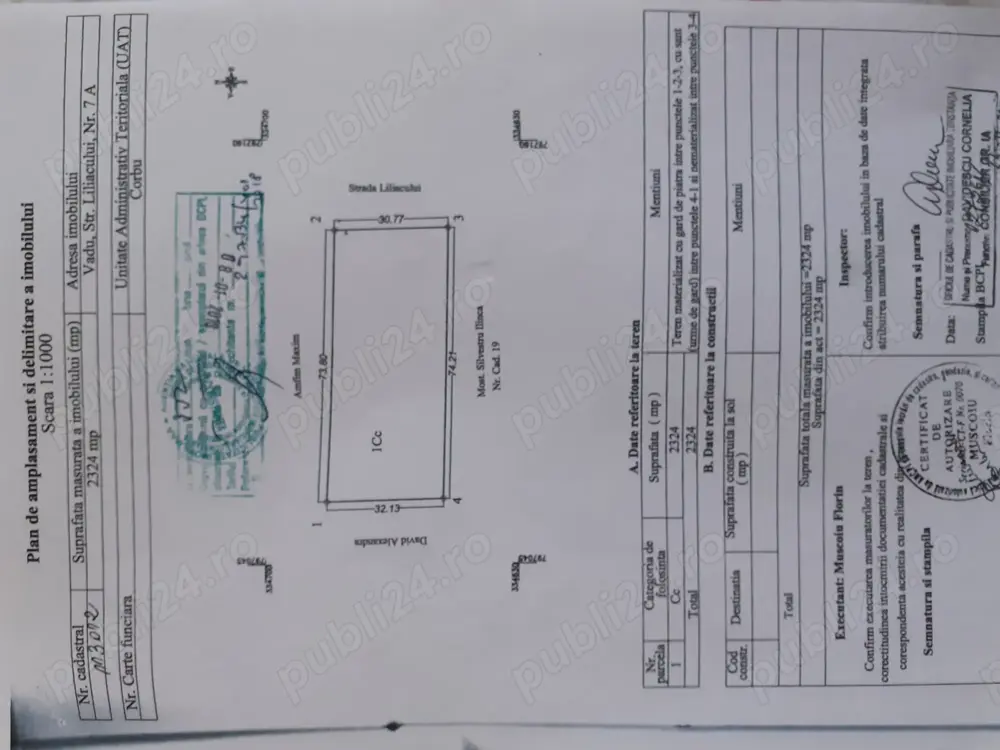 Vand teren intravilan in VADU