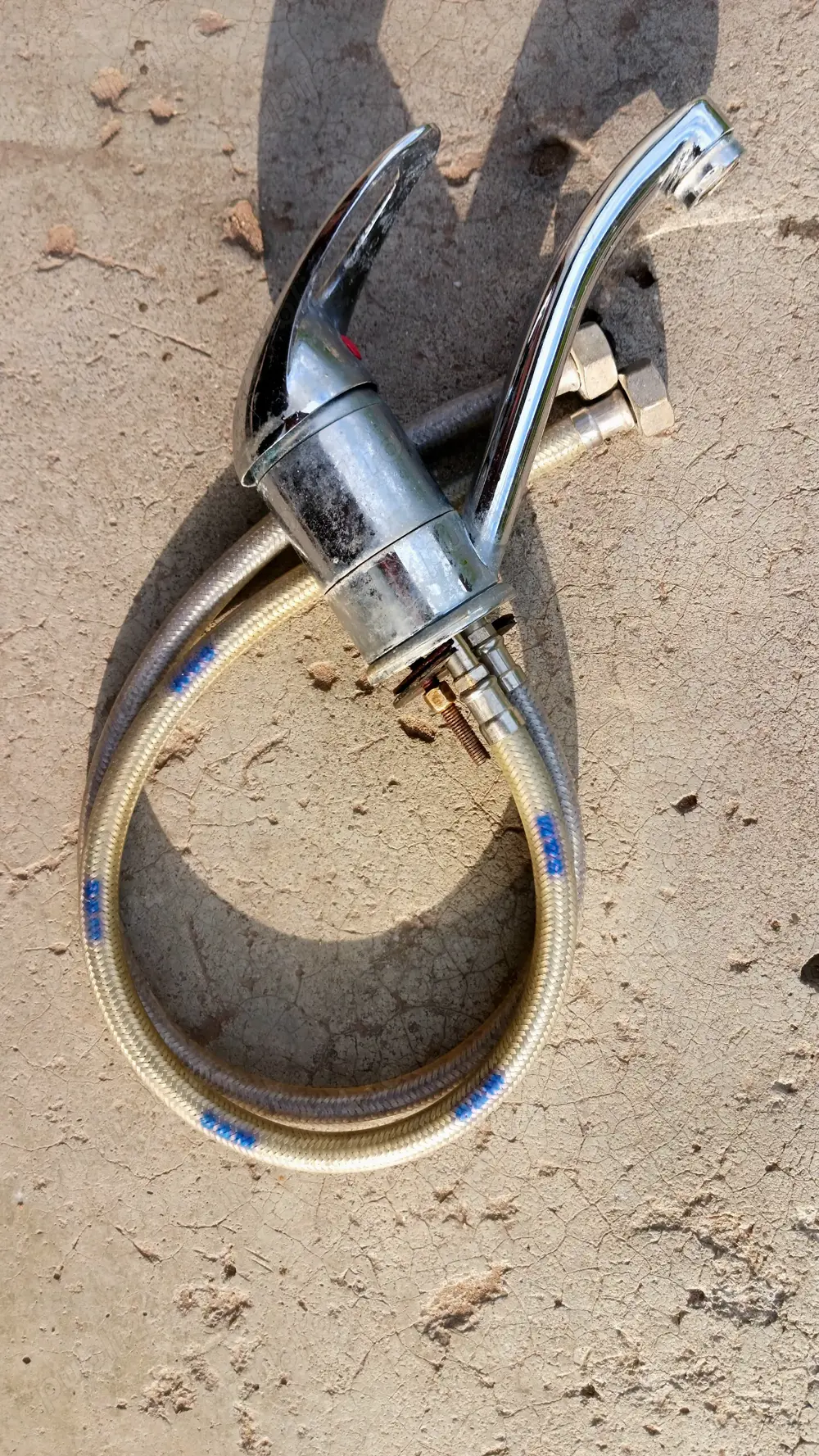 Baterie lavoar cu racorduri 1 pe 2