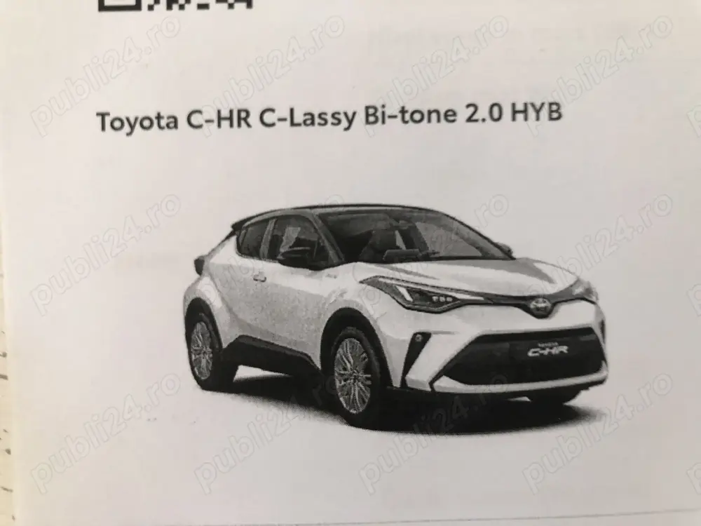 Toyota c-hr - de vanzare