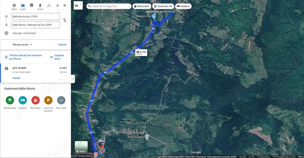 Teren + construcții de vânzare în Blahnița de Sus, com. Săcelu, jud. Gorj   5.086 mp