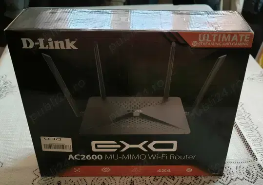 Router D-Link DIR-882, 4 port-uri wireless AC2600, Gigabit, 1xUSB2.0