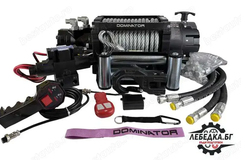 Troliu hidraulic Dominator D 15000 H (6810 kg) Full Kit - Set Complet