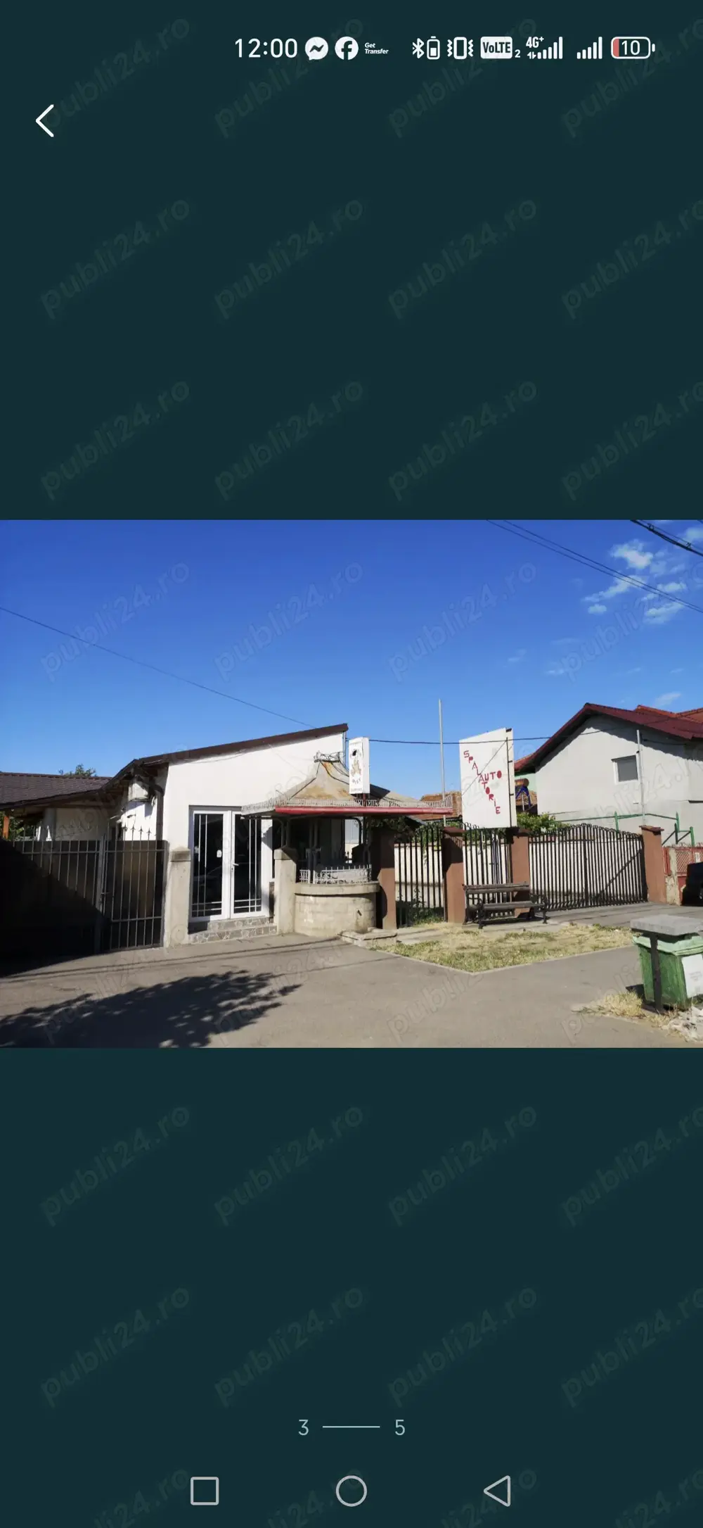 Teren   spălătorie auto de închiriat + magazin